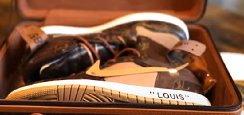 Off White x Louis Vuitton x Air Jordan Inspired Off Louis Air Jordan 1 –  Celebrity Inspiracion